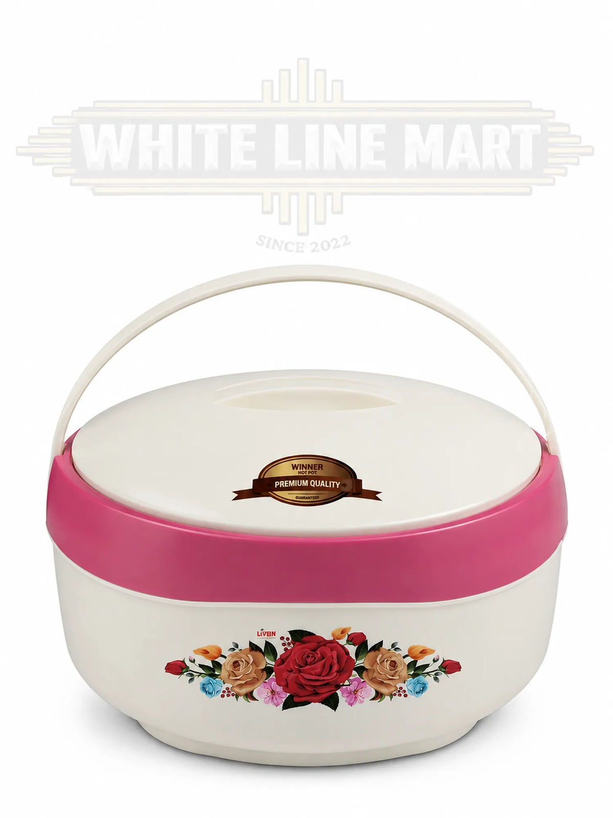 Winner 4,500 ML Extra Large Insulated Hotpot Casserole by Livon | White Line Mart