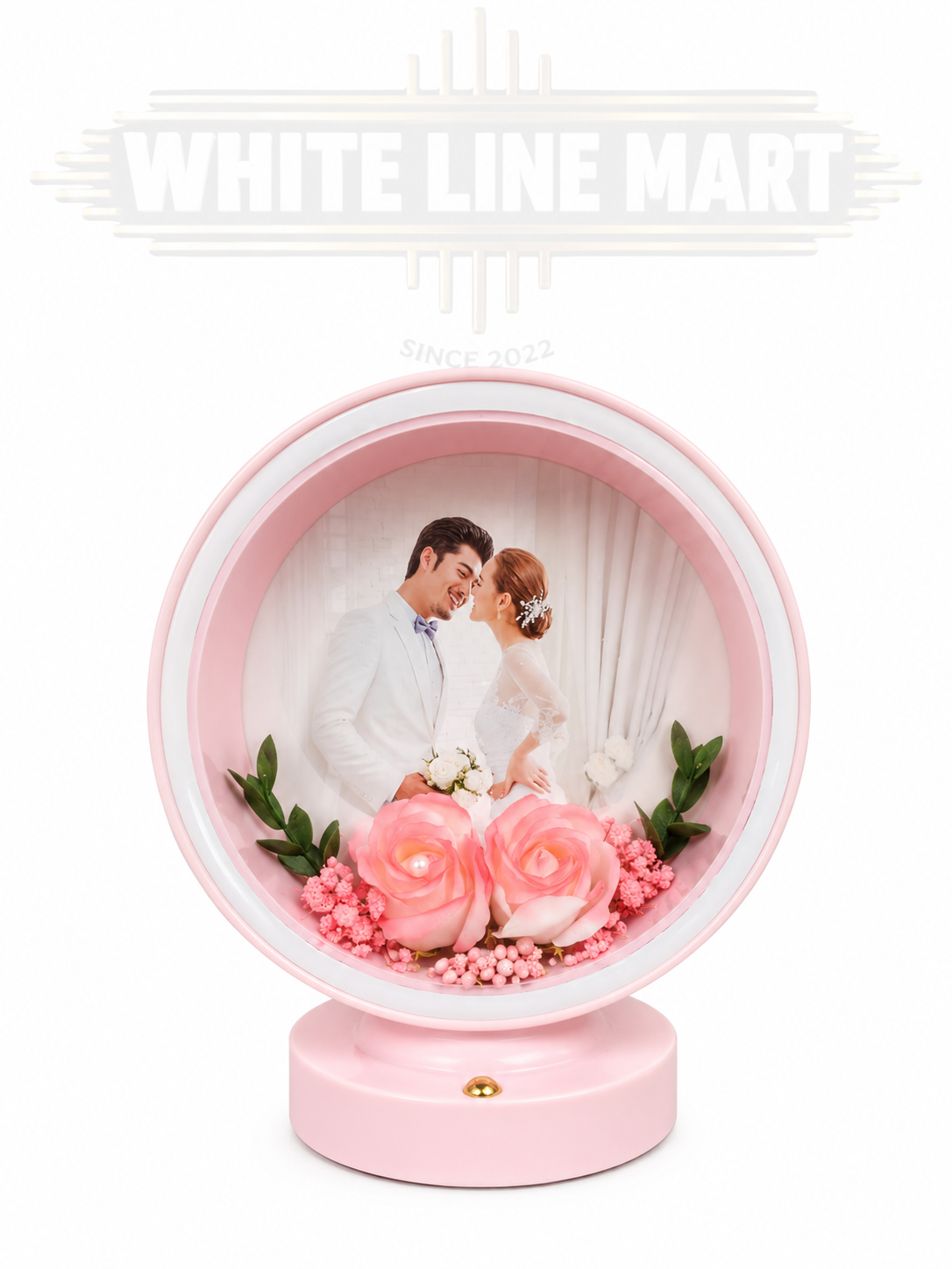 3D Glowing Sunlight Light Box Frame with LED Light | Illuminated Tabletop Decor | White Line Mart